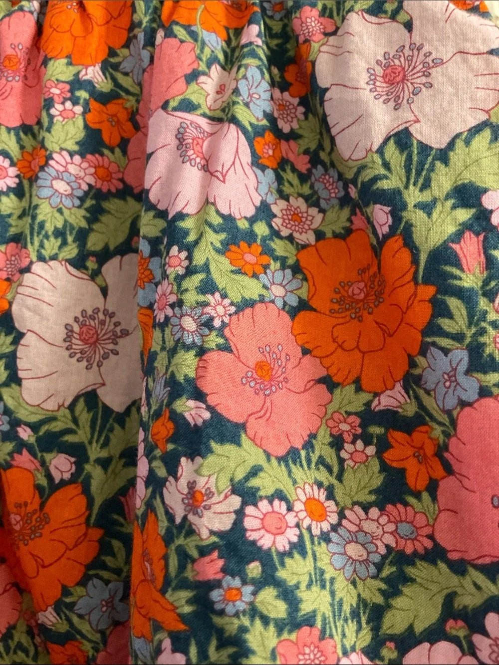 J. Crew 100% Cotton Liberty Floral Lined Pull-on Mini Skirt in Pink & Red